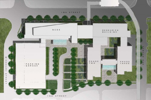 Clarian Neuroscience Center of Excellence – Renderings and Siteplan