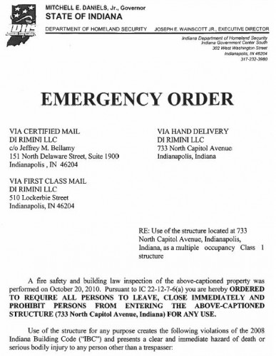 The Di Rimini Code Violation Saga Rolls On