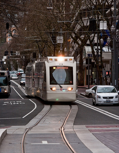 Portland's MAX Light Rail (image credit: Steven Devight)