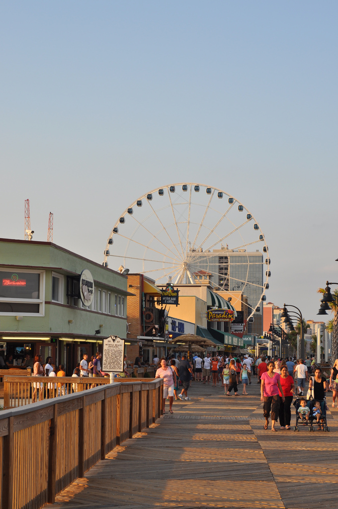 Download this Myrtle Beach Boardwalk Gathering Spot Image Credit Curt Ailes picture