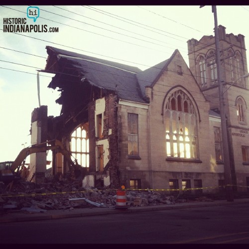 Grace Apostolic Church Demolition (image credit: Tiffany Benedict Berkson)
