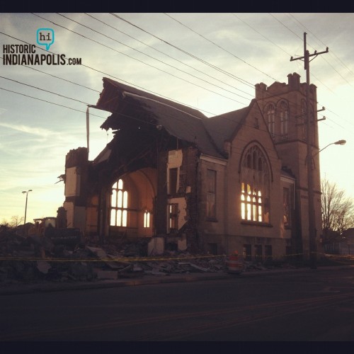 Grace Apostolic Church Demolition (image credit: Tiffany Benedict Berkson)