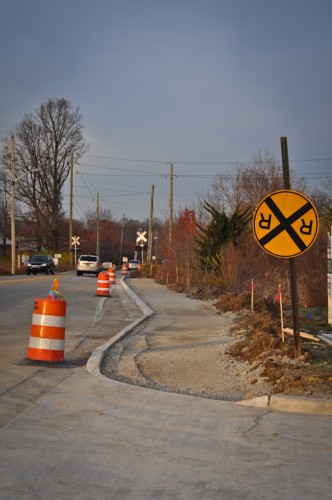 E 71st St Sidewalk Construction near NE Corridor (image credit: Curt Ailes)