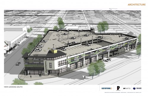 Broad Ripple Mixed Use Garage (Rendering)
