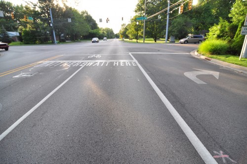 73rd Street Bike Box (image credit: Curt Ailes)