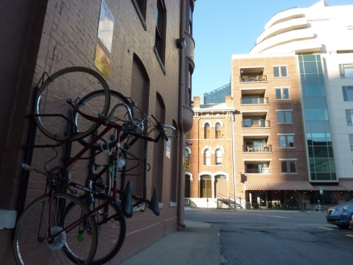 Bicycles seem to be sprouting everywhere in Indy