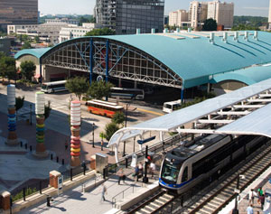 Charlotte Transportation Center Photo credit: http://charmeck.org/city/charlotte/cats/Bus/Pages/transitcenters.aspx